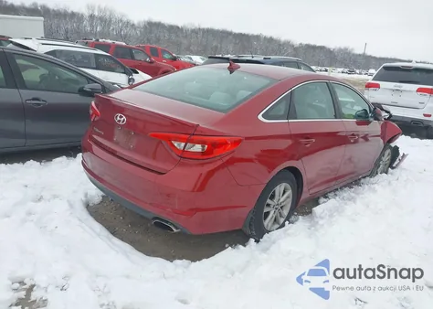2016 Hyundai Sonata Se из США, поврежденный, VIN 5NPE24AF5GH322222